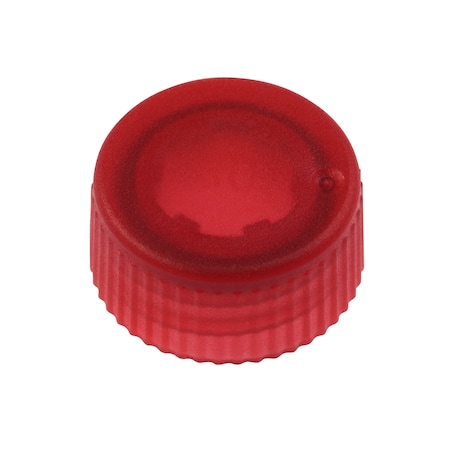 Celltreat CAP ONLY, Red Screw Top Micro Tube Cap, O-Ring, Transluc, Non-sterile, PK1000 230842R
